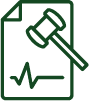 Legal Document with Gavel Icon