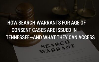 How Search Warrants for Age of Consent Cases Are Issued in Tennessee—And What They Can Access