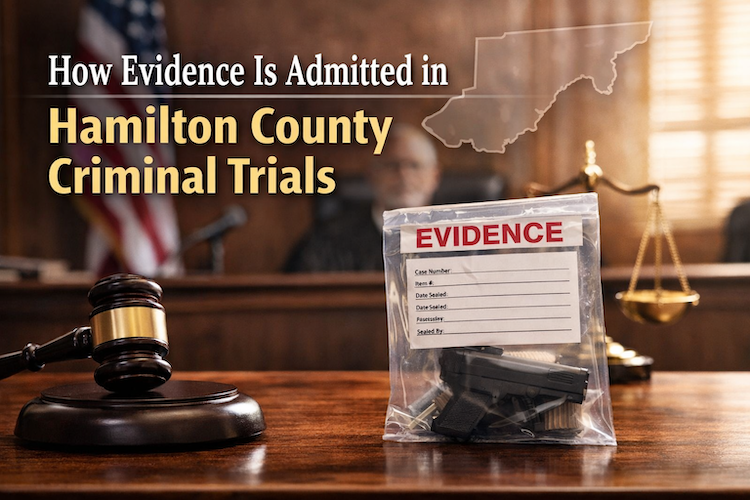 how-evidence-is-entered-hamilton-county-criminal-trials Courtroom evidence presentation during a criminal trial in Hamilton County Tennessee.