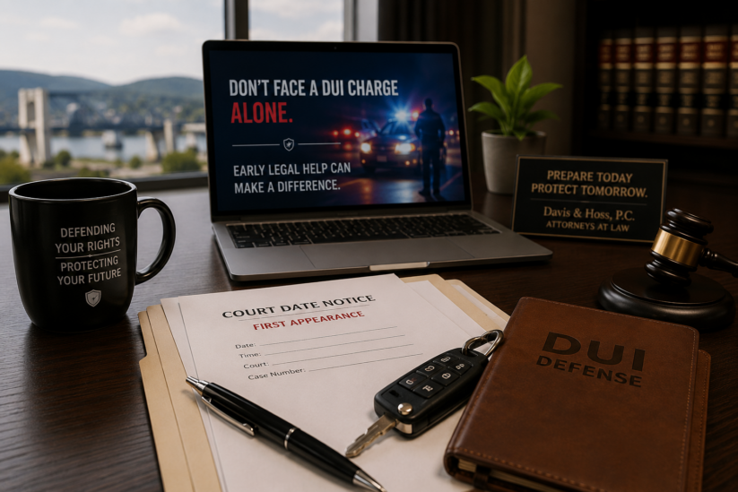 dui-lawyer-before-first-court-date-chattanooga.jpg DUI lawyer reviewing court paperwork before a first court date in Chattanooga