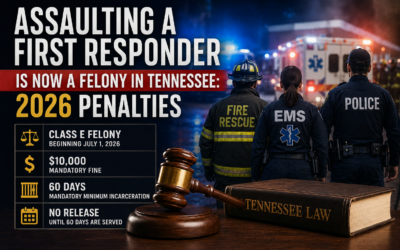 Assaulting a First Responder Is Now a Felony in Tennessee: 2026 Penalties
