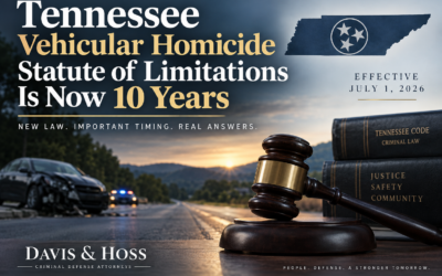 Tennessee Vehicular Homicide Statute of Limitations: What Changed in 2026