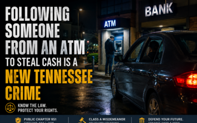 Following Someone From an ATM to Steal Cash Is a New Tennessee Crime