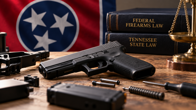 selling-homemade-gun-tennessee-law Privately made firearm representing Tennessee laws on selling a homemade gun